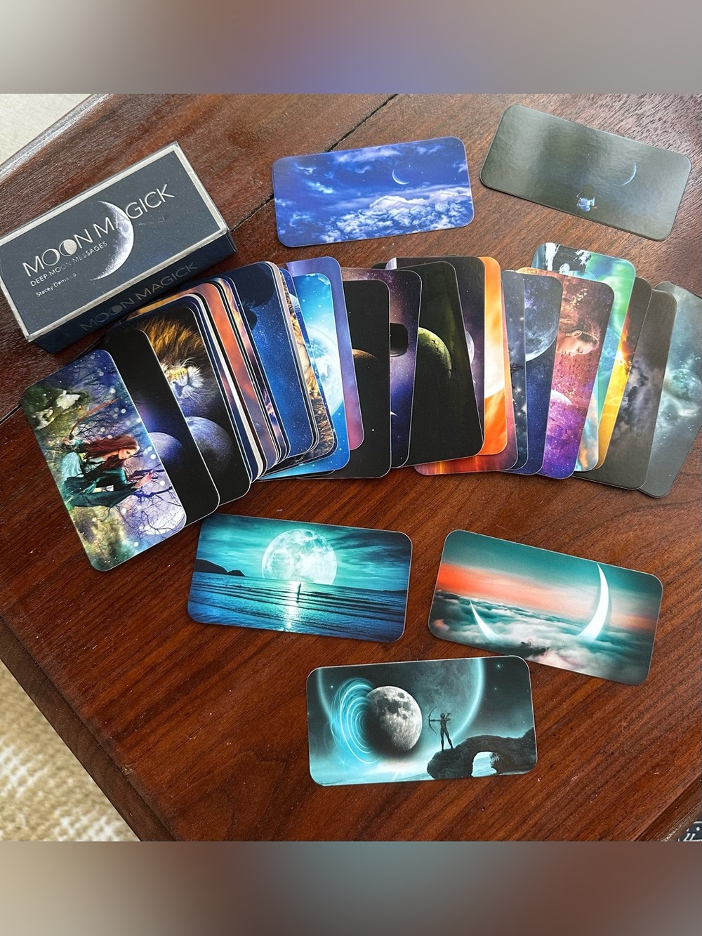 Moon Magick Oracle/Divination Card Deck - Celestial Artwork